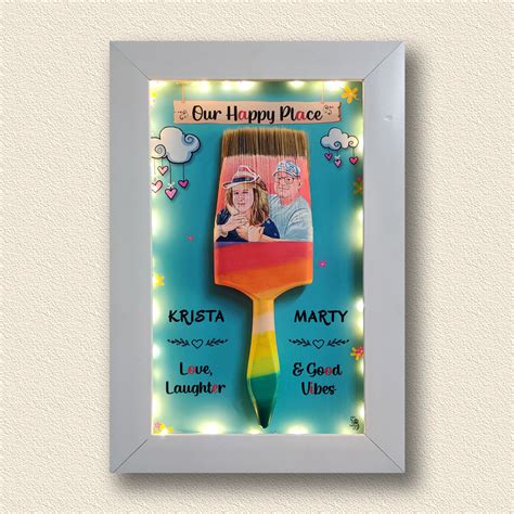 Paint It with Love Pebble Art - Custom Couple Gift (12x18 inches ...