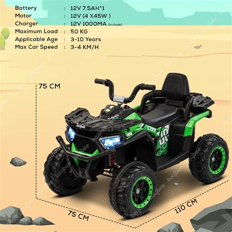 Baybee Adventura ATV Battery Operated electric Ride on Bike for Kids ...