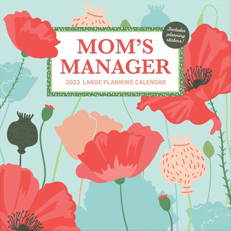 Buy TF PUBLISHING Mom's Manager 2023 Wall Calendar 12 Month | Premium ...