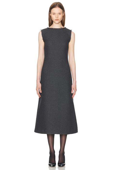 The Row Amor Dress in Dark Grey Melange | FWRD