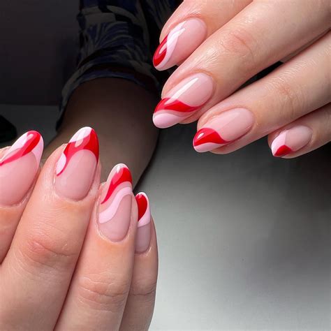 15 Elegant Pink And Red Nails - Sparkling Boy Ideas