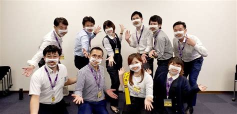 Japanese Employees Wear “Smiling Masks” To Make Them Look Friendly ...