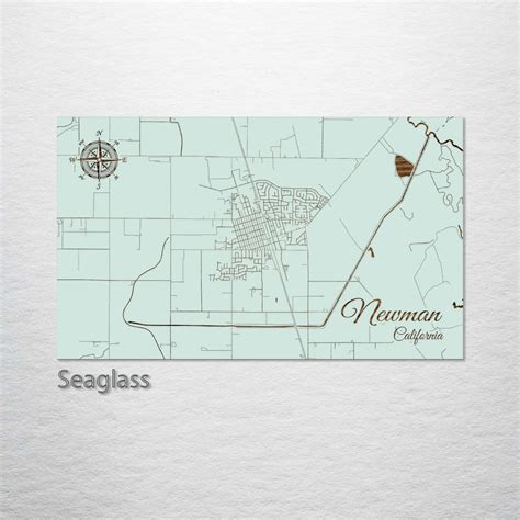 Newman, California Street Map