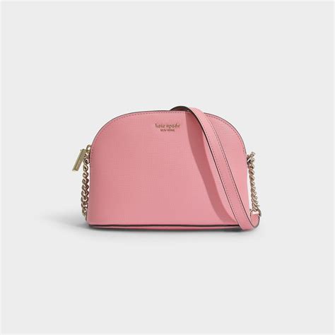Kate Spade Sylvia Small Dome Crossbody Bag In Pink Leather in Pink - Lyst