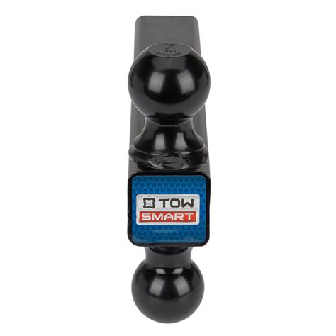 HD ADJUSTABLE TRAILER HITCH BALL MOUNT WITH DUAL BALL