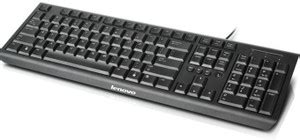 Lenovo KBD_BO-USB K4802 Wired USB Standard Desktop Keyboard Compatible ...