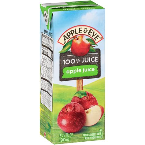 Apple & Eve 100% Apple Juice, 6.75 oz, 8 Count Drink Boxes - Walmart.com