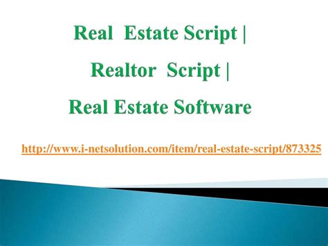 Realtor Script 的图像结果