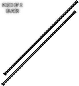 HomeCloud Black Curtain Rods Metal Price in India - Buy HomeCloud Black ...