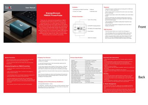 boAt Energyshroom PB600 PowerPulse - 160W Fast Charging Powerbank with ...