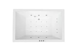 MIVOX Free Standing Bathtub for Bathroom Portable Ceremic Bath Tub with ...