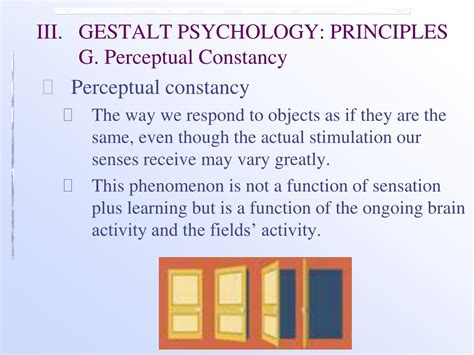 Perceptual Constancy Psychology Definition