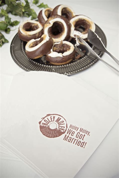 Wedding Doughnut Display by Holey Moley Coffee + Doughnuts | Milwaukee ...