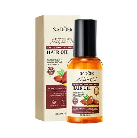 Масло для волос с аргановым маслом Sadoer Argan Oil - купить по ...