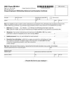 Fillable Online 2021 W 4 Form Oregon - Fill and Sign Printable Template ...