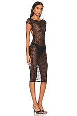 superdown Laila Sheer Midi Dress in Black | REVOLVE