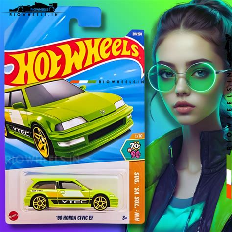 229/- || 90 HONDA CIVIC EF - HOT WHEELS – RIOWHEELS
