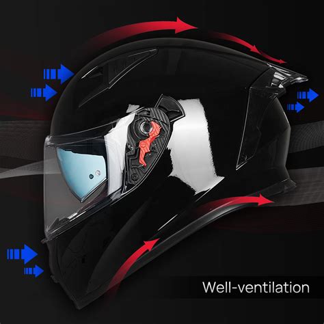 Buy ILM Motorcycle Helmet Full Face with Pinlock Compatible Clear ...