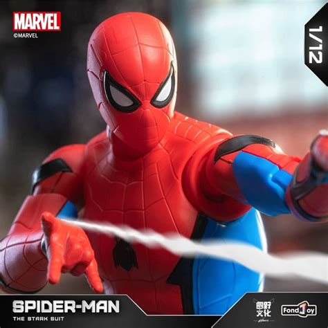 Fondjoy – Spiderman The Stark Suit 1:12 Action Figure – Inaboxstore