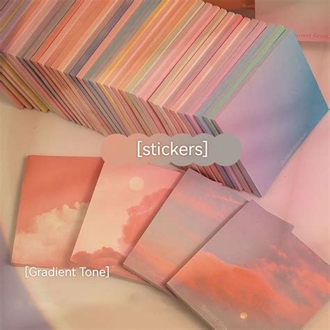 Buy Lzhiyxy sticky Notes 3x3 inch Gradient note paper 600 Sticky self ...