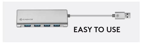 CADYCE USB 3.0 4-Port Hub - Buy CADYCE USB 3.0 4-Port Hub Online at Low ...