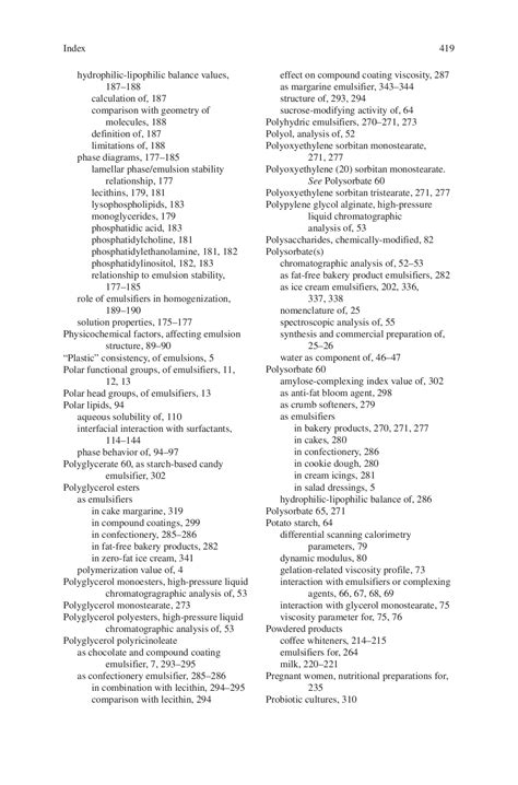 Food Emulsifiers - BiotAU website - Page 426 | Flip PDF Online | PubHTML5