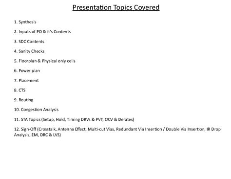 PD Presentation: Essential Topics in Physical Design and Synthesis ...