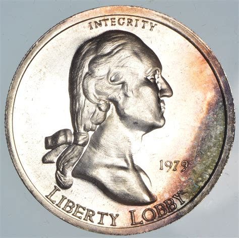 Limited SILVER 1 Oz Round 1979 Liberty Lobby Eagle .999 Fine Silver ...