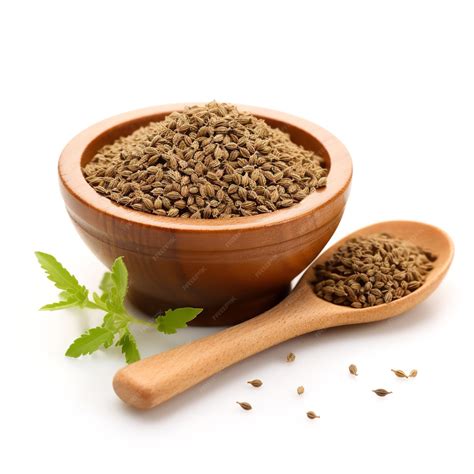 Premium Photo | Fresh Carom Seeds Ajwain isolated on white background