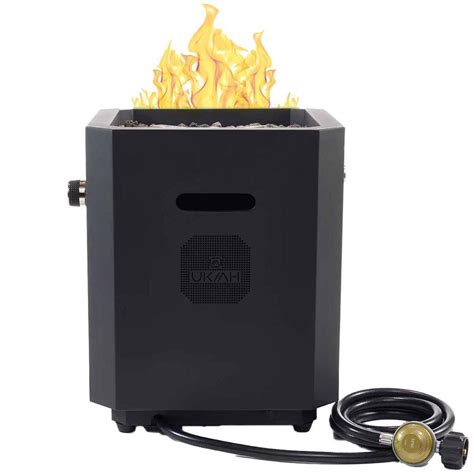 Ukiah Note Portable Gas Fire Pit with Sound System | Sportsman's Warehouse