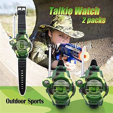 Walkie Talkies Watch,7 In 1 Digital Watch Walkie Talkies, Kid Walkie ...