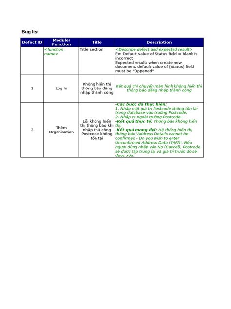 Image result for Defect Logging Sheet
