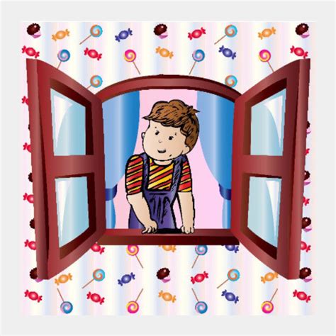 Little Boy Square Art Print | Madhumita Mukherjee – PosterGully