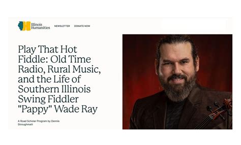 Play That Hot Fiddle presentation by Dennis Stroughmatt, 805 N Chicago ...