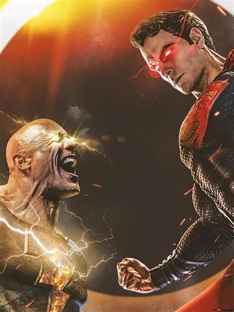 Superman vs Black Adam 4K wallpaper download
