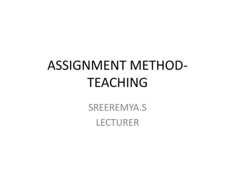 Example of Assignment Method 的图像结果