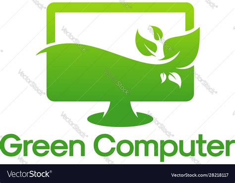 Computer Logo Green Colour 的图像结果