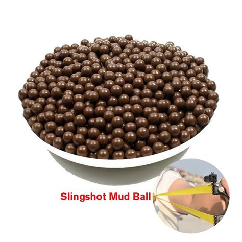 9mm Mud Pill Outdoor Shooting Fish Shooting Slingshot Accessories Mud ...