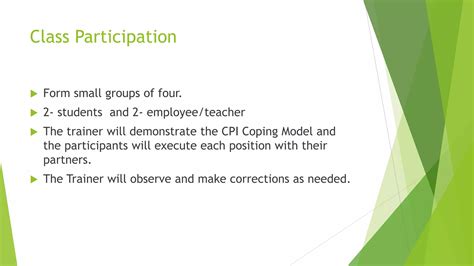 Nonviolent crisis intervention training program | PPTX