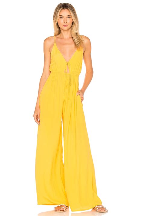 Aila Blue Candy Jumpsuit in Mandarin | REVOLVE