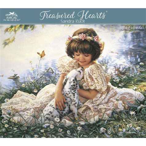 Sandra Kuck - Treasured Hearts Amcal 2019 Calendar : Amazon.in: Books