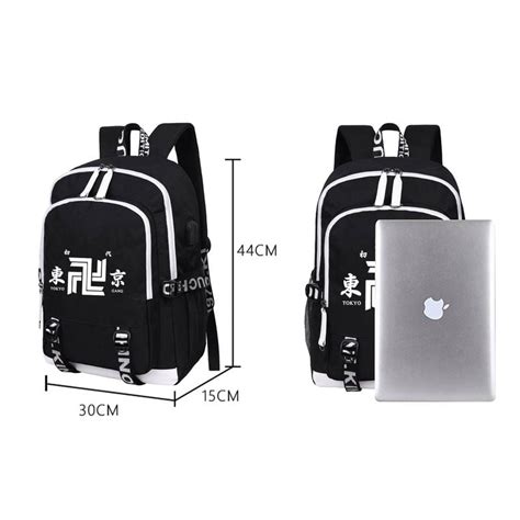 Buy Taicanon Animey Tokyo Revengers Cosplay Manjiro Laptop Backpack ...