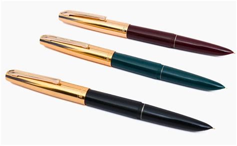 GOLD LEAF Hero Pen 332 Model Original Fountain Ink Pen Iridium Nib Gold ...