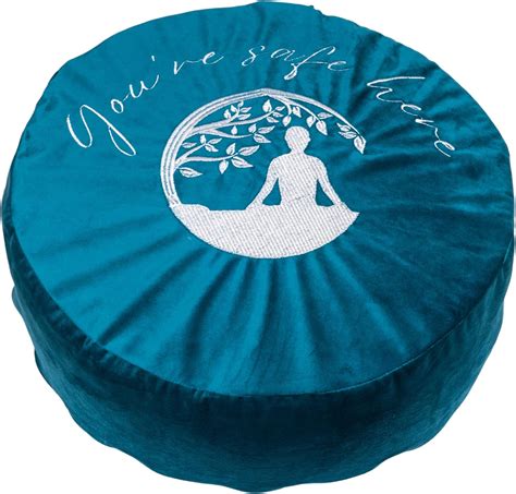 Amazon.com: Satori Roots Meditation Cushion - You're Safe Here ...
