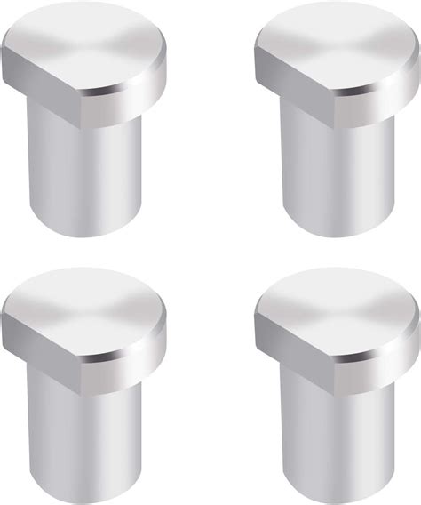 Buy 4Pcs 19mm Stainless Steel Bench Dogs, Workbench Peg Brake Stops ...