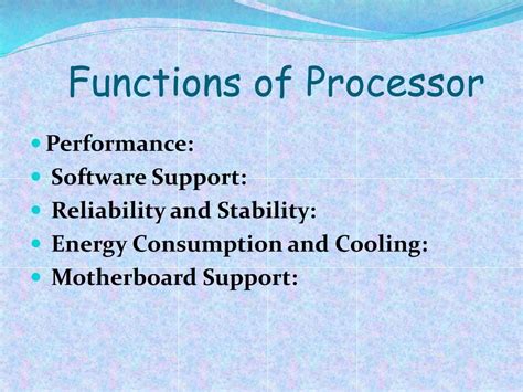 Processor Features 的图像结果