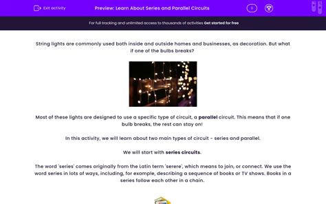 Image result for Series Parallel Circuits Worksheet