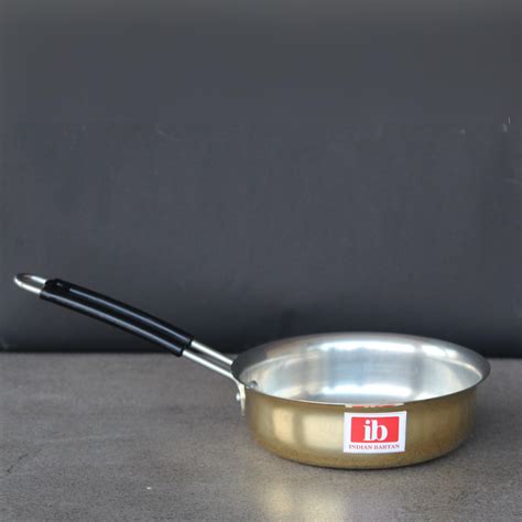 Brass Parat Fry Pan | Brass Pan for Cooking | IndianBartan – Indian Bartan