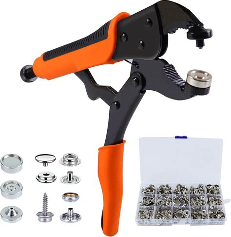 Amazon.com: Heavy Duty Snap Fastener Tool, Snaps for Fabric, Snap ...