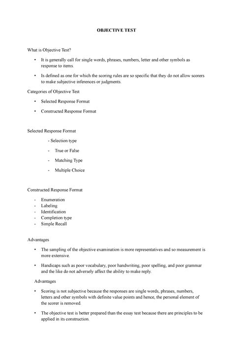 Define Test Objective 的图像结果